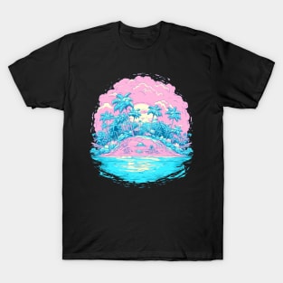 Vibrant Coastal Paradise T-Shirt